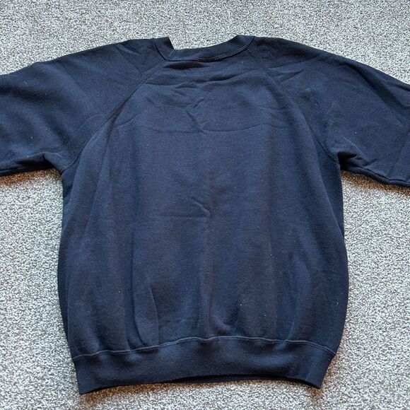 VINTAGE 80S HARD ROCK SAN FRANSISCO FADED BLACK CREWNECK SWEATSHIRT HANES XL - Picture 3 of 6